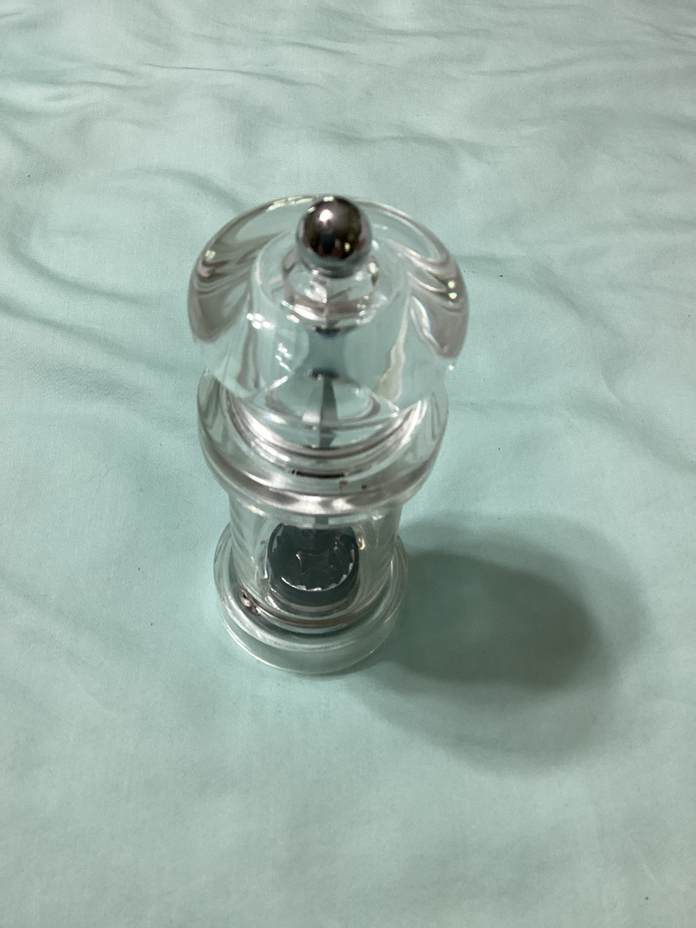 Vintage Mr. Dudley Clear Acrylic Pepper Grinding Mill